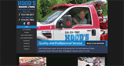 Desktop Screenshot of hoodsautoandtowing.com